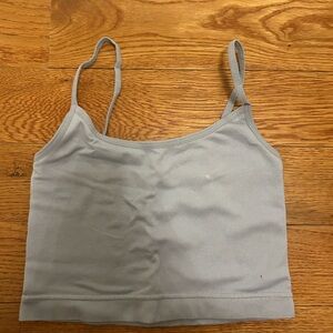 Women's Light Blue Garage Tank Top